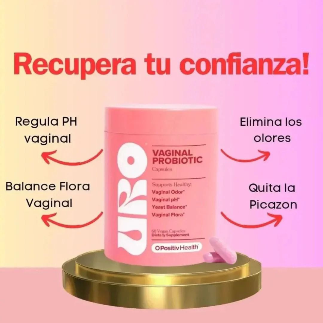 URO - Probióticos vaginales para mujeres
