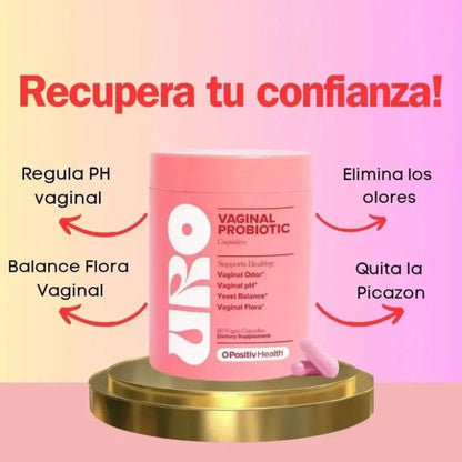 URO - Probióticos vaginales para mujeres