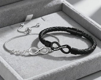 Pulsera infinita para pareja
