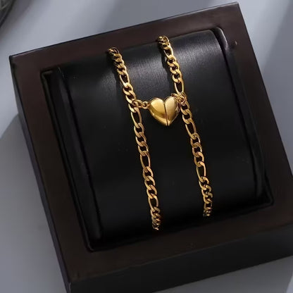 Pulseras Imantadas de Pareja — El Corazón que se Une Solo
